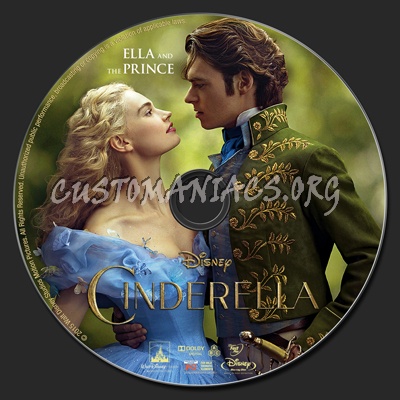 Cinderella (2015) blu-ray label