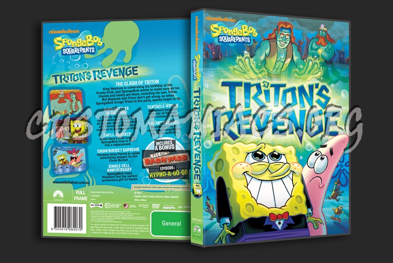 Spongebob Squarepants Triton's Revenge dvd cover