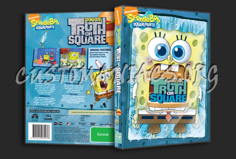 Spongebob Squarepants Truth or Square dvd cover