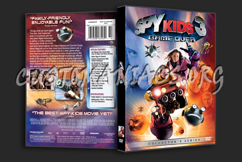 Spy Kids 3 dvd cover