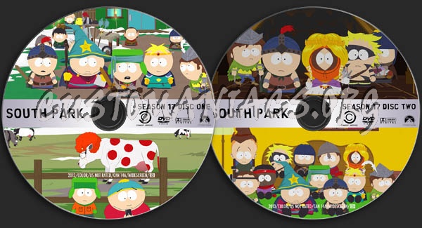 South Park - Season 17 dvd label