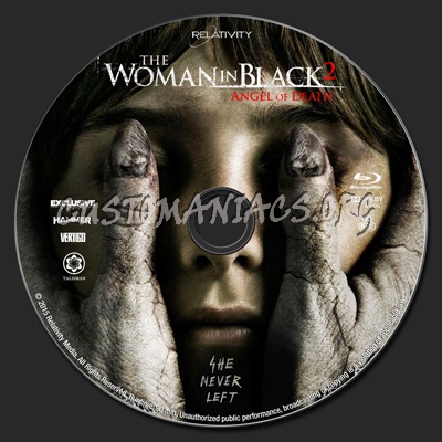 The Woman in Black: Angel of Death blu-ray label