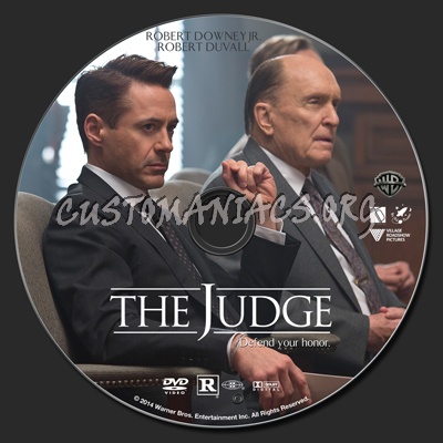 The Judge (2014) dvd label