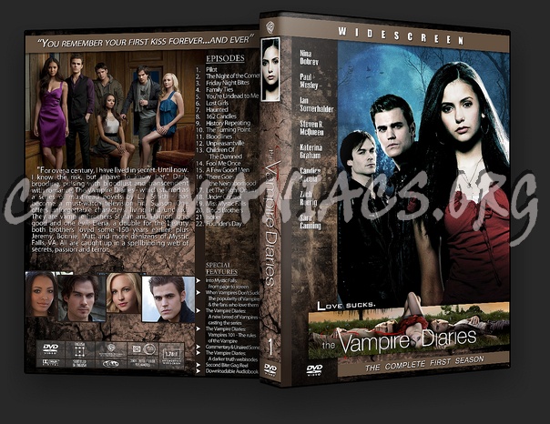 The Vampire Diaries dvd cover