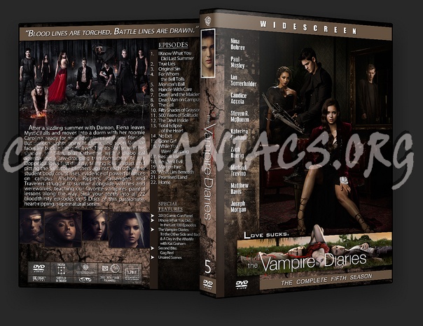 The Vampire Diaries dvd cover