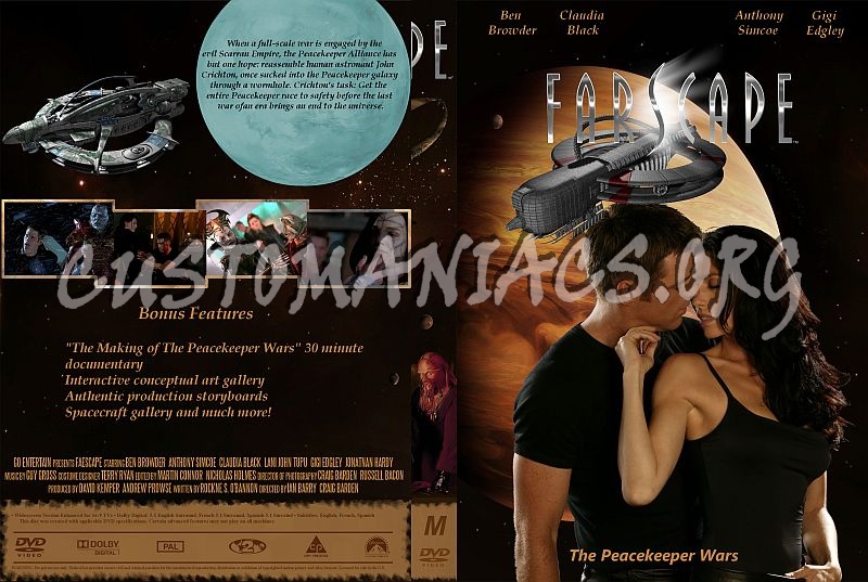 Farscape continuation of the project dvd cover