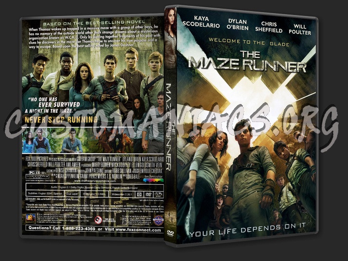 The Maze Runner dvd cover