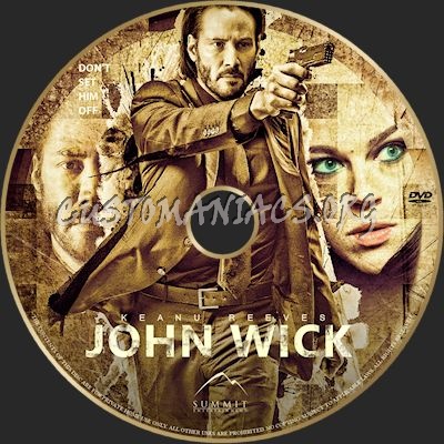 John Wick dvd label