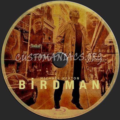 Birdman blu-ray label