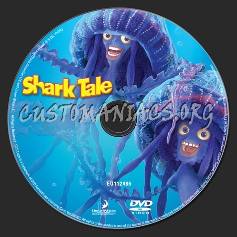 Shark Tale dvd label