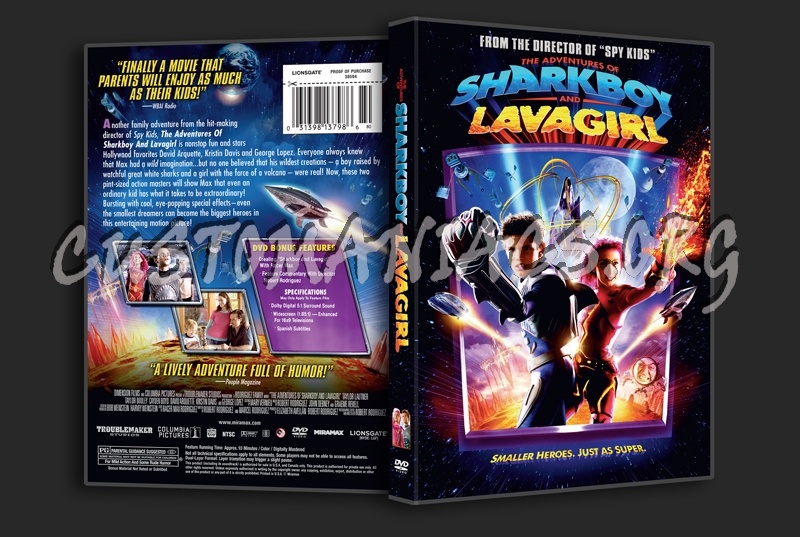 Sharkboy and Lavagirl dvd cover