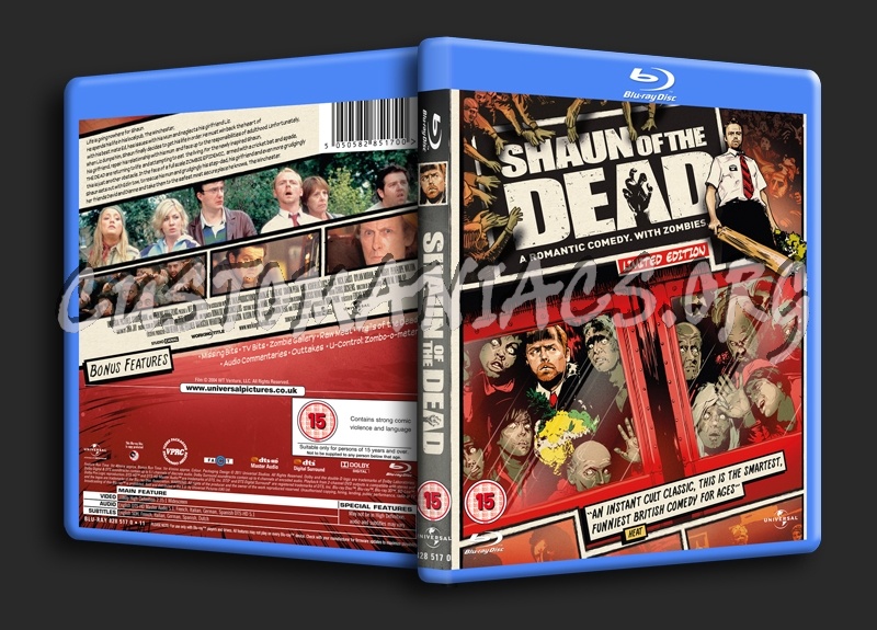 Shaun of the Dead blu-ray cover