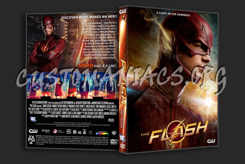 The Flash season 1 dvd cover