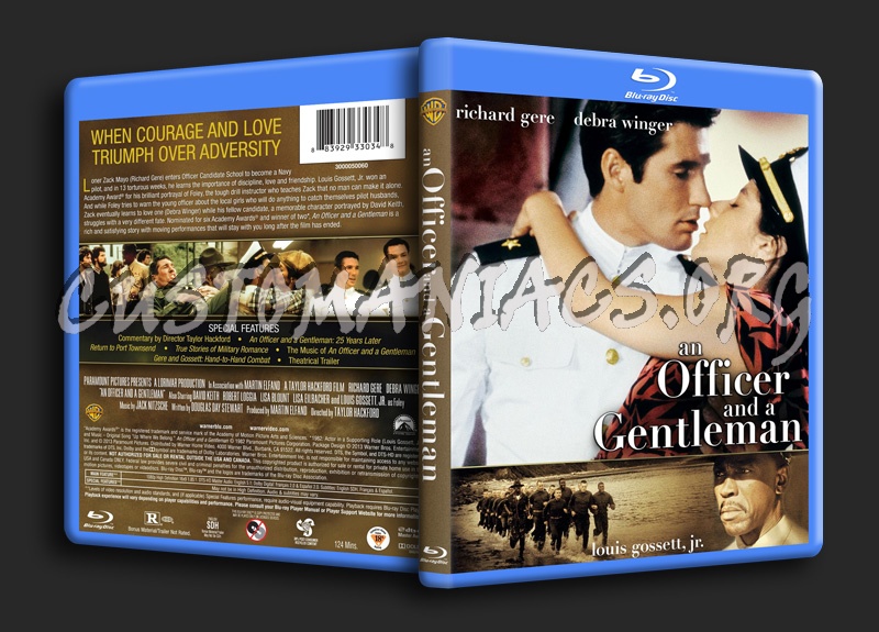 An Officer and a Gentleman blu-ray cover