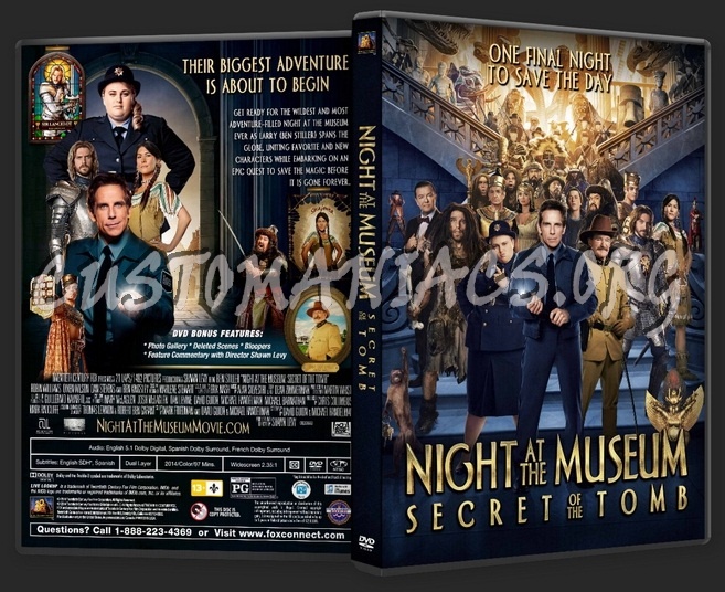 Night At The Museum Secret Of The Tomb dvd cover