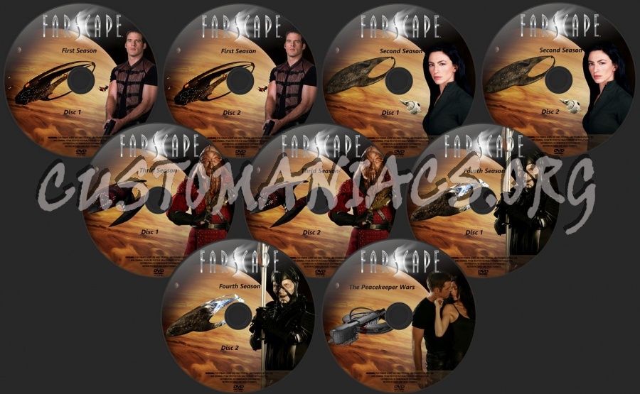 Farscape dvd label