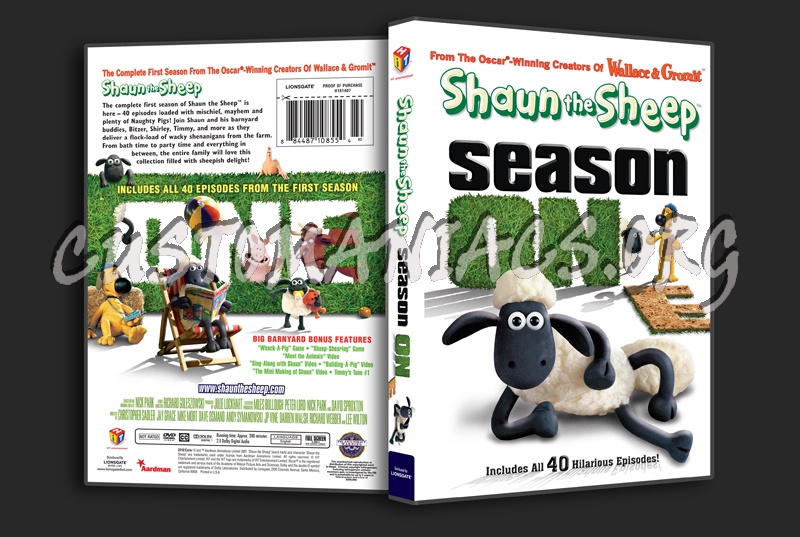 Shaun the Sheep Season 1 dvd cover