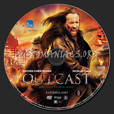 Outcast dvd label