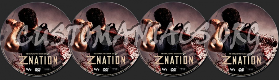 Z Nation Season 1 dvd label