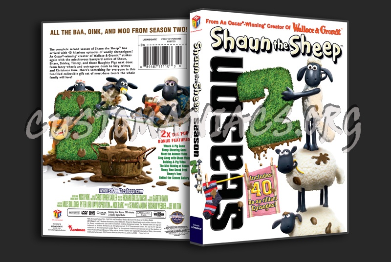 Shaun the Sheep Season 2 dvd cover
