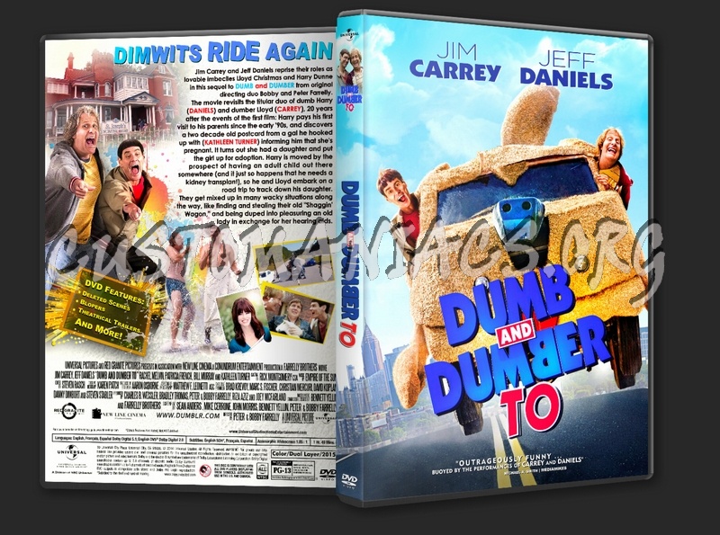 Dumb and Dumber To (2014) dvd cover