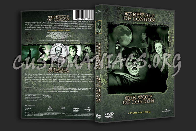 Werewolf of London  She-Wolf of London dvd cover