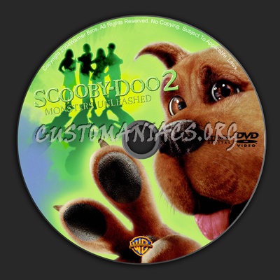 Scooby Doo 2 dvd label