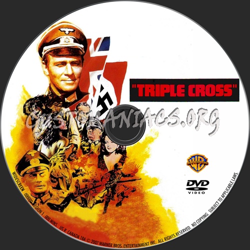 Triple Cross (1966) dvd label