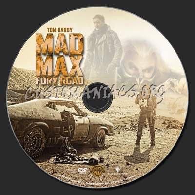 Mad Max: Fury Road dvd label