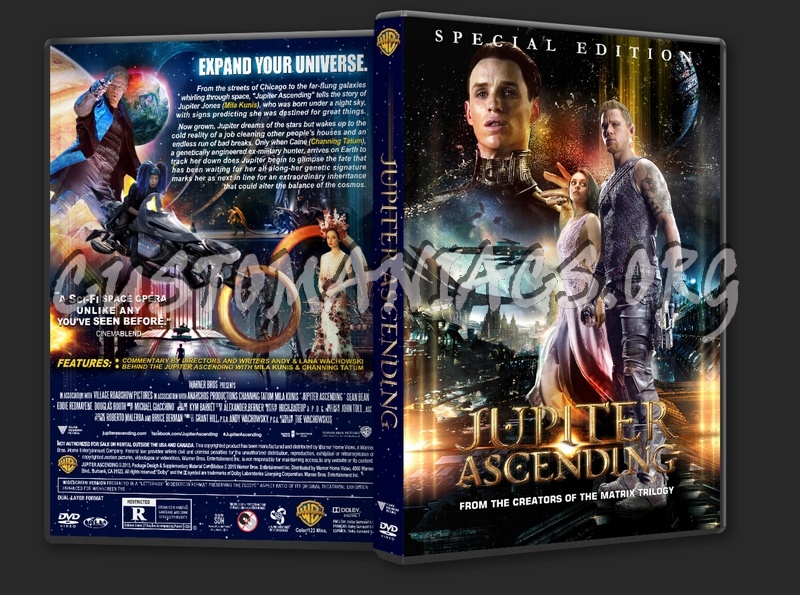 Jupiter Ascending (2015) dvd cover