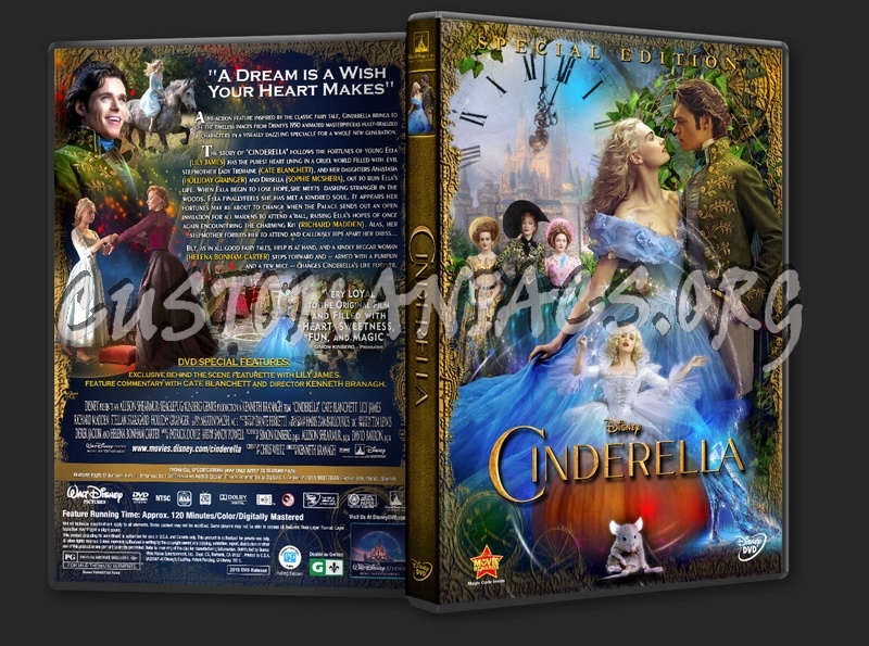 Cinderella (2015) dvd cover