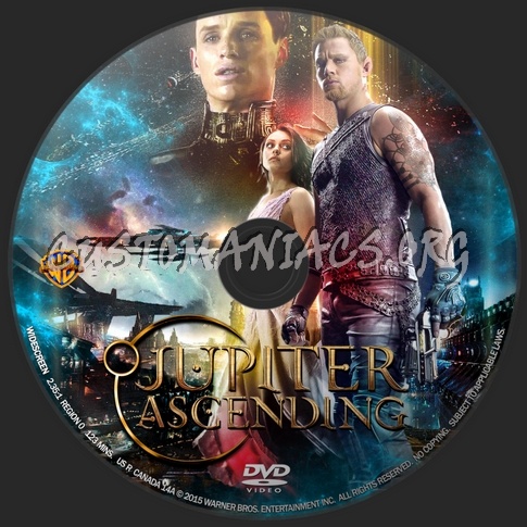 Jupiter Ascending (2015) dvd label