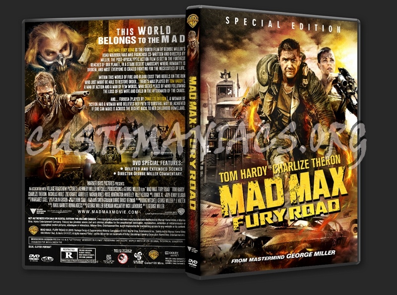 Mad Max: Fury Road (2015) dvd cover