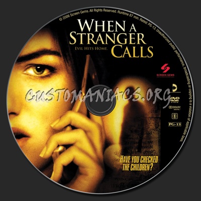 When a Stranger Calls (2006) dvd label