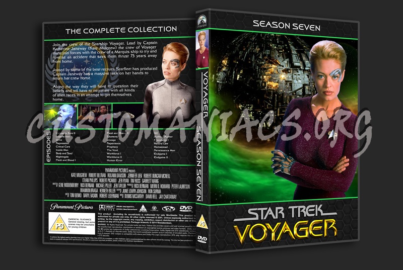 Star Trek Voyager: Season 7 dvd cover
