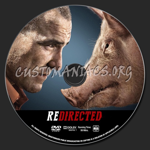 Redirected dvd label