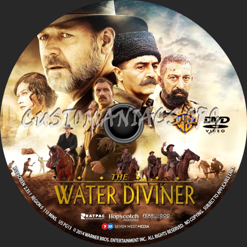 The Water Diviner (2014) dvd label