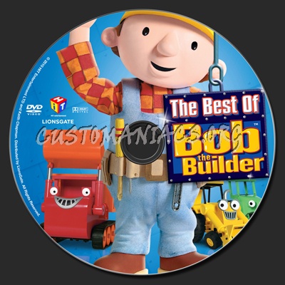 The Best Of Bob The Builder dvd label