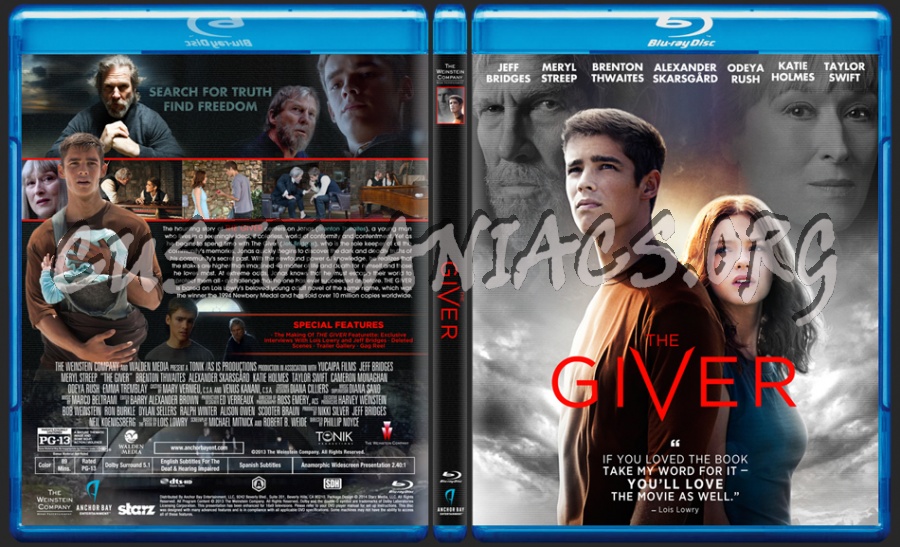 The Giver dvd cover