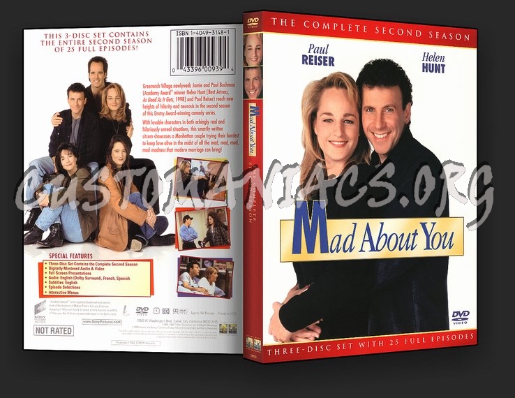 Mad About You Season 2 dvd cover