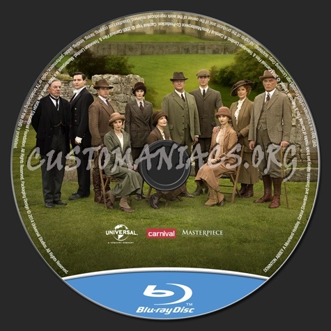 Downton Abbey A Moorland Holiday blu-ray label