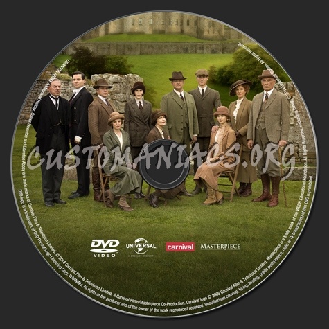 Downton Abbey A Moorland Holiday dvd label