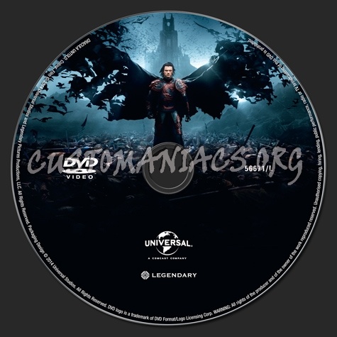 Dracula Untold dvd label