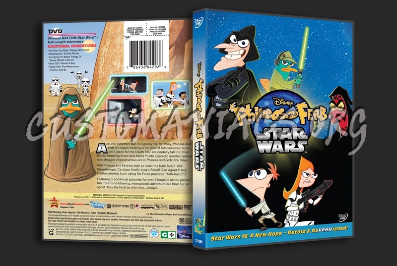 Phineas & Ferb Star Wars dvd cover