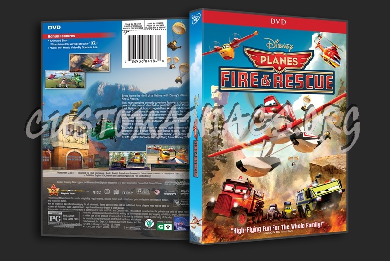 Planes Fire & Rescue dvd cover