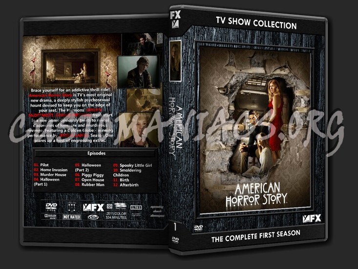 American Horror Story Season 1 dvd cover