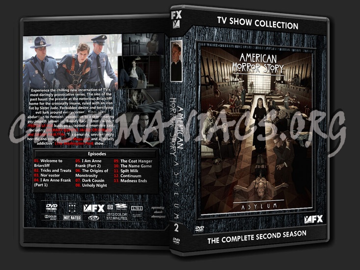 American Horror Story Season 2 dvd cover