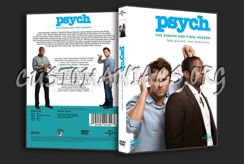 Psych Season 8 dvd cover