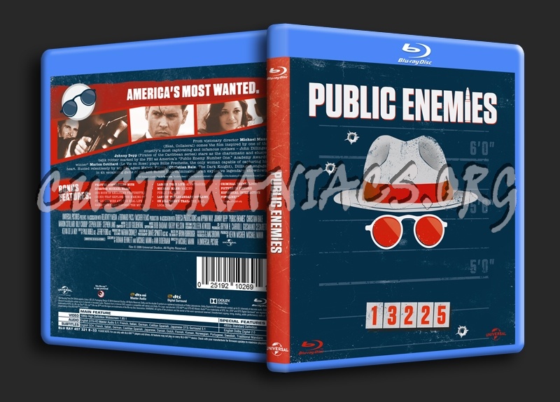 Public Enemies blu-ray cover