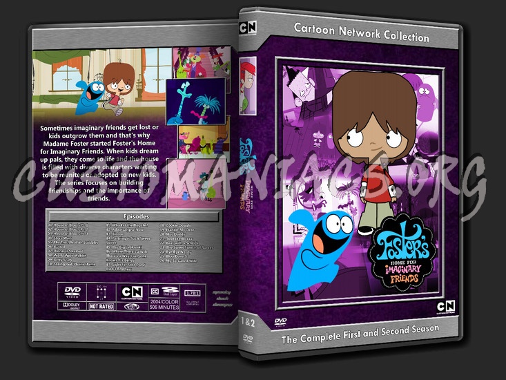 Fosters Home For Imaginary Friends Season 1 & 2 dvd cover
